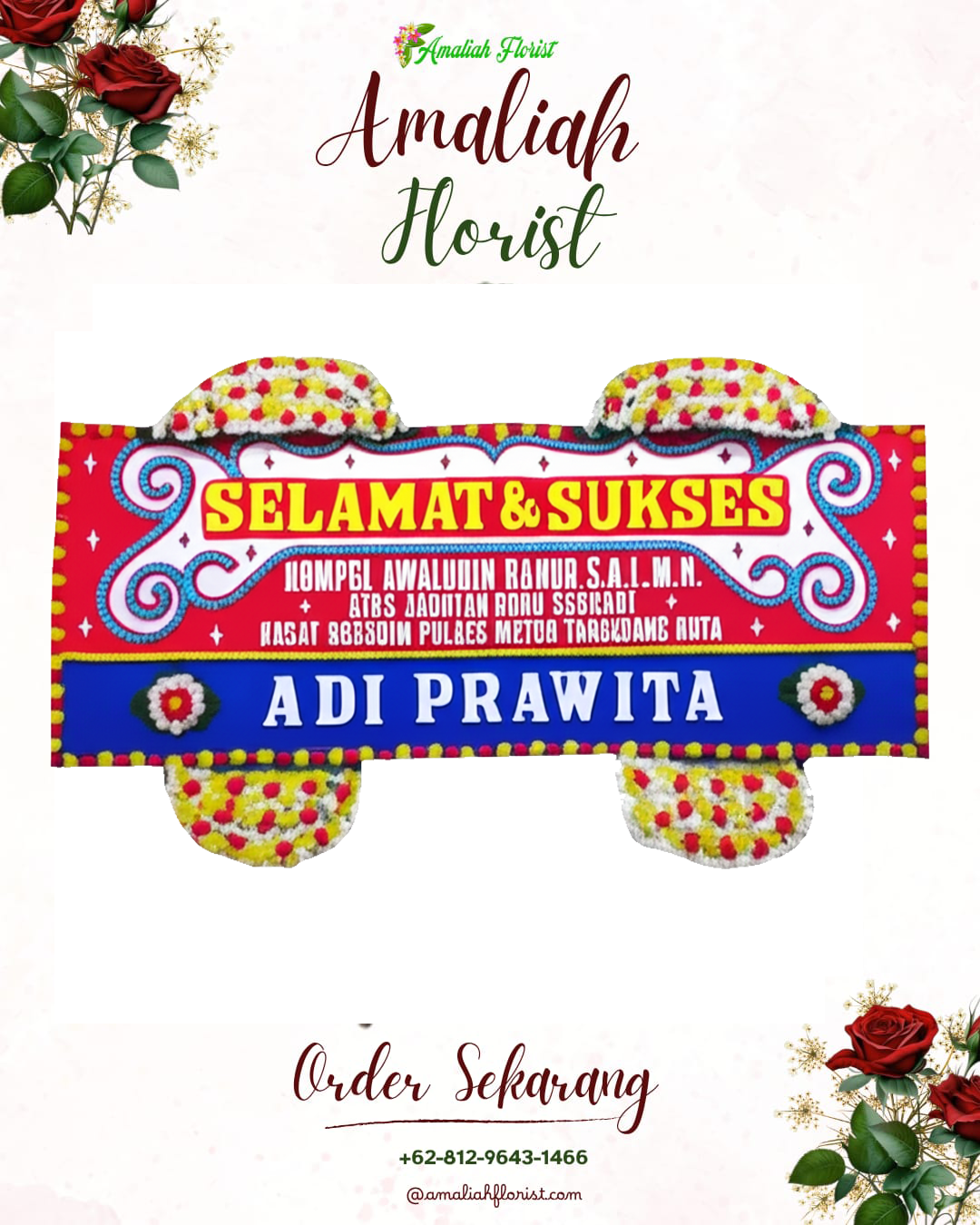 Papan Bunga Ucapan Selamat Lembeh Utara